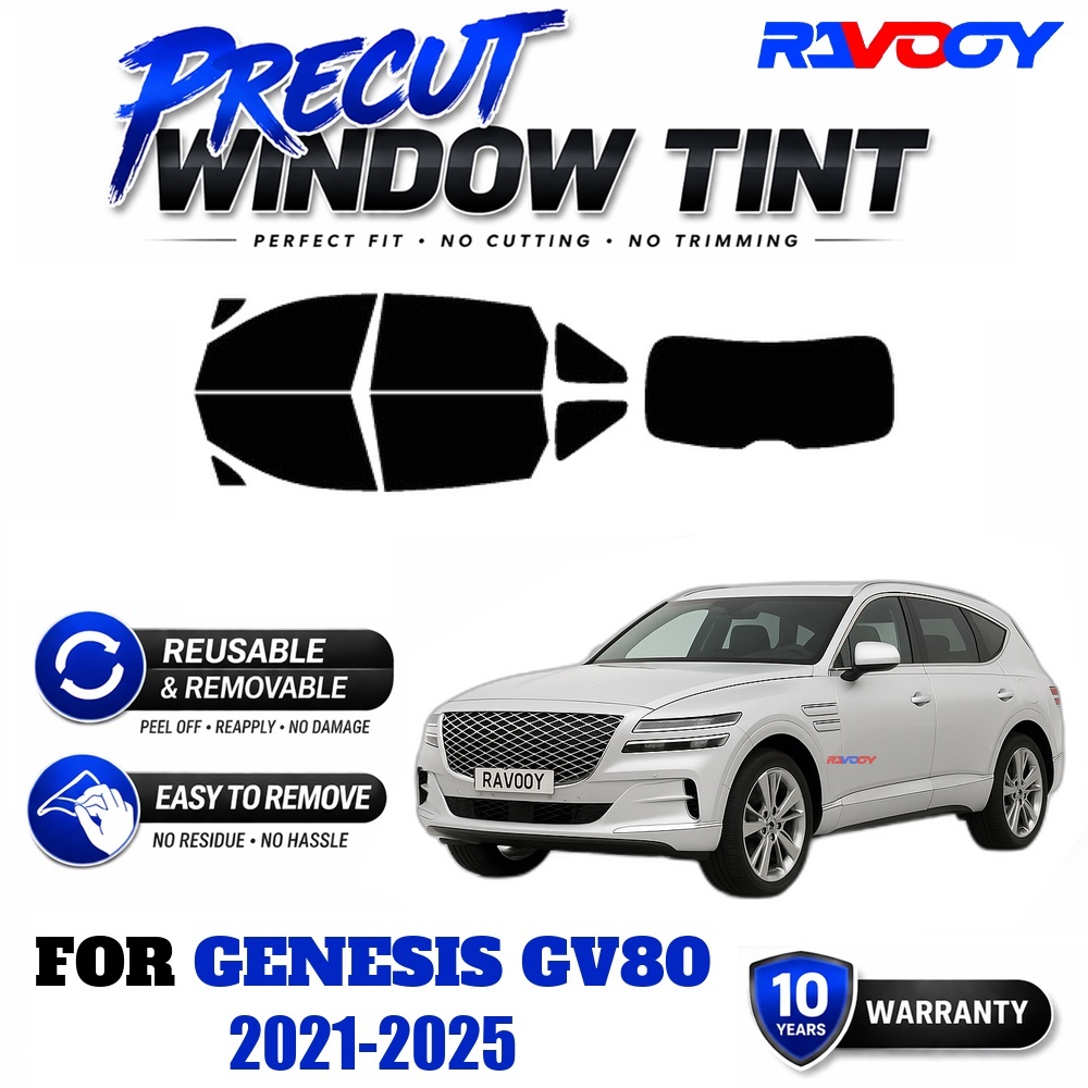 RAVOOY Precut Window Tint, Reu - Air Bubble Remover review and price