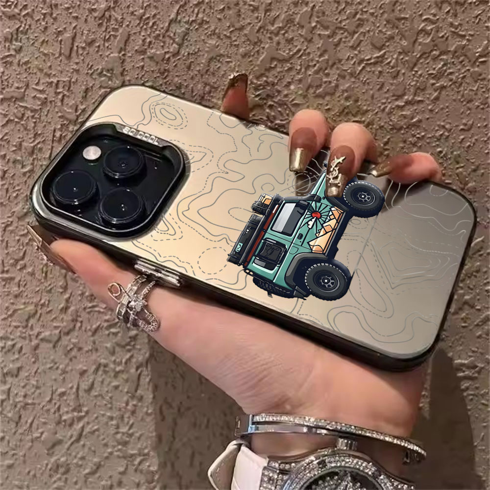 Simple Car Pattern Phone Case  - Apple Iphone 15 review and price
