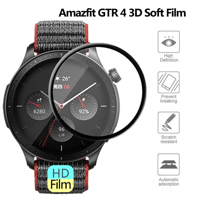 For Amazfit GTR 4 Screen Prote - Smartwatch Screen Film review and price
